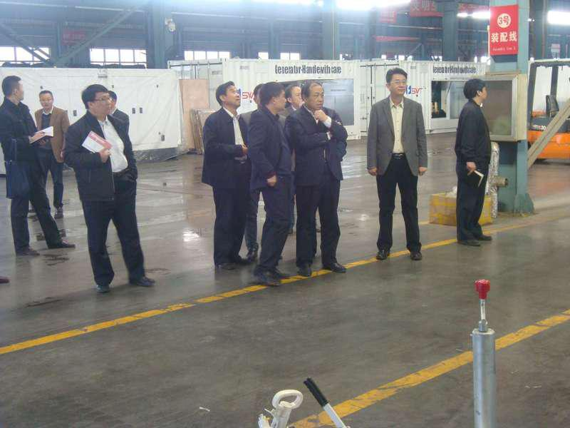 The Deputy Mayor Of Jining City Visited SWT Factory In Jining 4