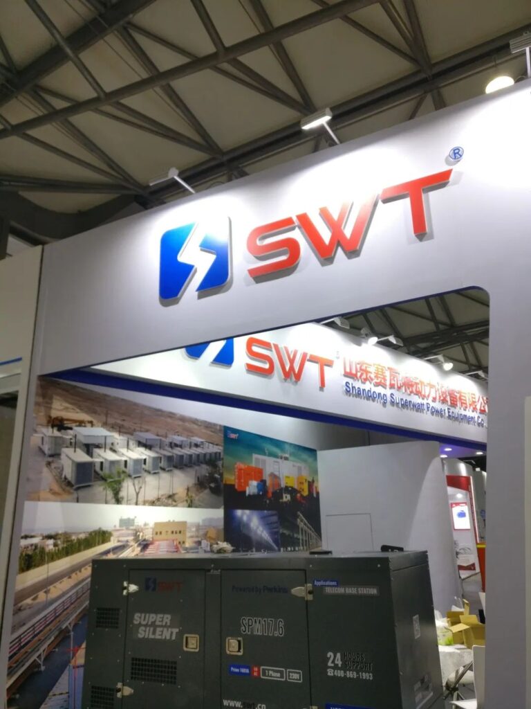 Supersilent generator & Lighting tower exhibited @ Bauma China