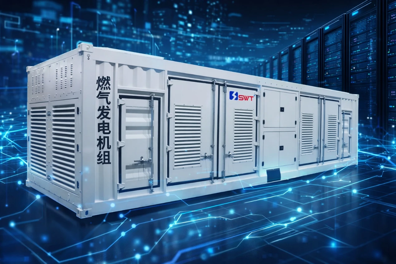 Image 1: Why Swt Gas Generator Sets Are Well-suited For Bitcoin Mining And Data Centers In The Computing Power Era