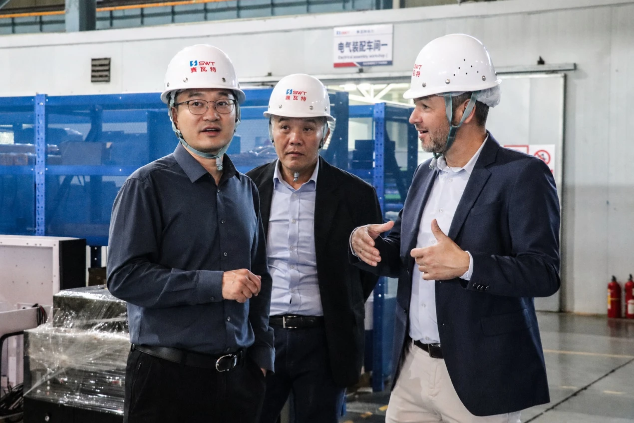 Image 2: Mwm Global Cmp Sales Director Mario Kazian Visit Swt For Exchange, Exploring New Opportunities In Overseas Markets