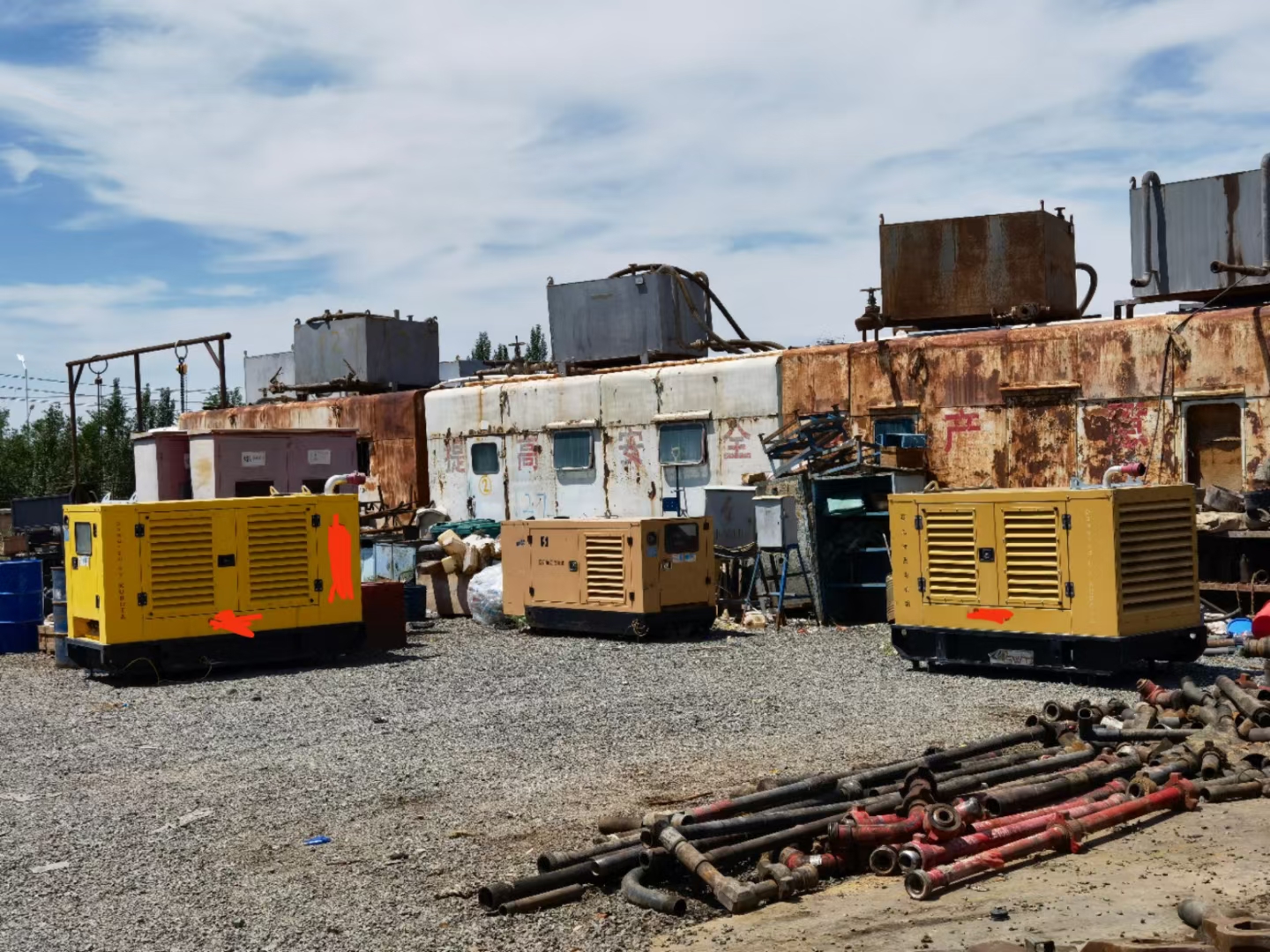 What is the role of diesel generators in AI infrastructure?