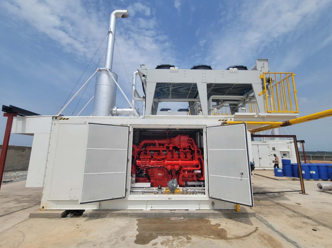 SWT 12MW gas power plant generator set